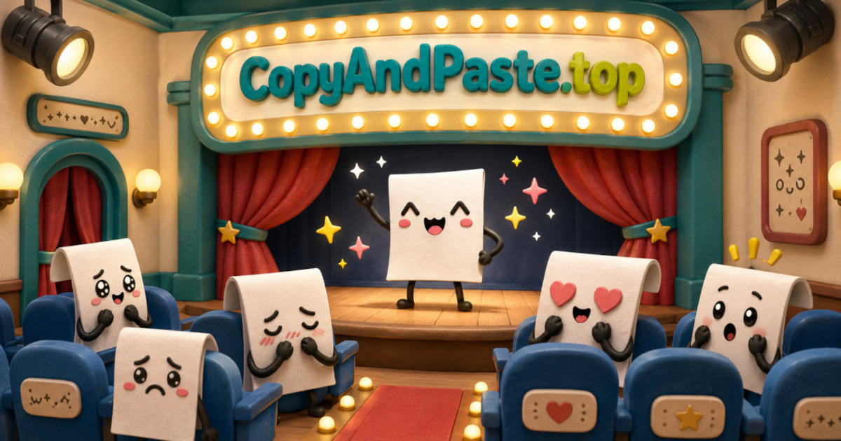 Kaomoji illustration showing Japanese-style emoticon faces for chats, bios, statuses, and copy paste.