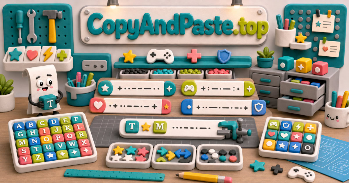 Roblox Usernames illustration showing display name cards, gaming symbols, blocks, and copy-paste username ideas.